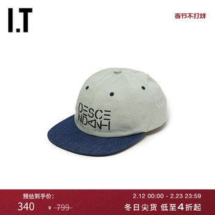 IT DESCENDANT男款平檐鸭舌帽新品街潮日系拼色棒球帽HCHT07MK