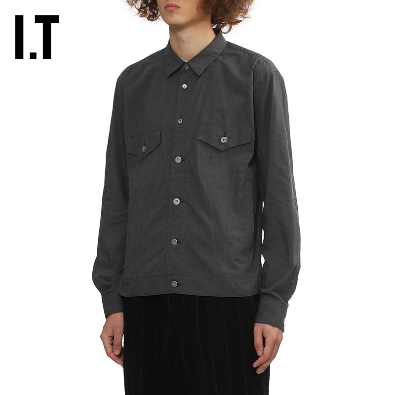IT纯色工装衬衫潮流有型