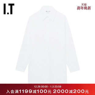 DES GARCONS GARCONS女装 纯色衬衫 COMME 中长款 CDG