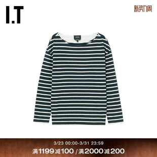 条纹T恤新款 九分袖 简约休闲圆领上衣内搭COH525XQ A.P.C.女装