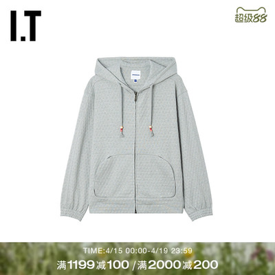 ITADERerror连帽拉链卫衣