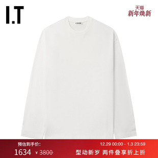 T恤新款 圆领长袖 SANDER女装 简约日常纯色内搭上衣143J20XO JIL