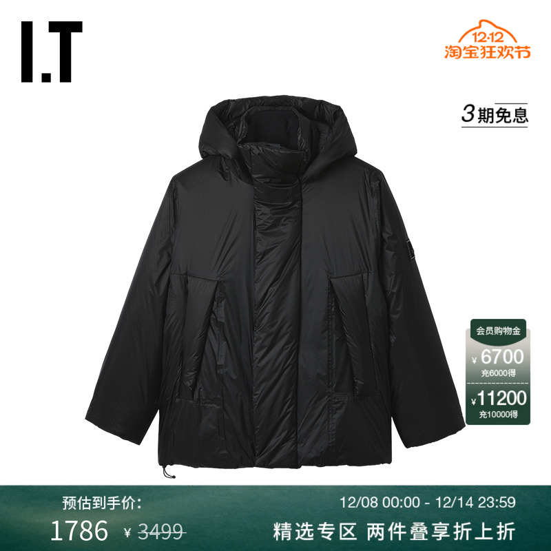 ITRAINS宽松连帽拉链夹克