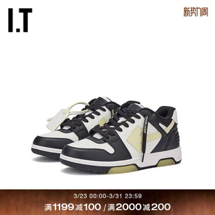 WHITE™男款 板鞋 新款 活力街潮休闲鞋 A18801M 拼色系带运动鞋 OFF