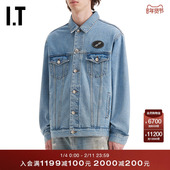 宽松牛仔夹克新款 We11Done男装 潮流街头风水洗外套017UICMQ