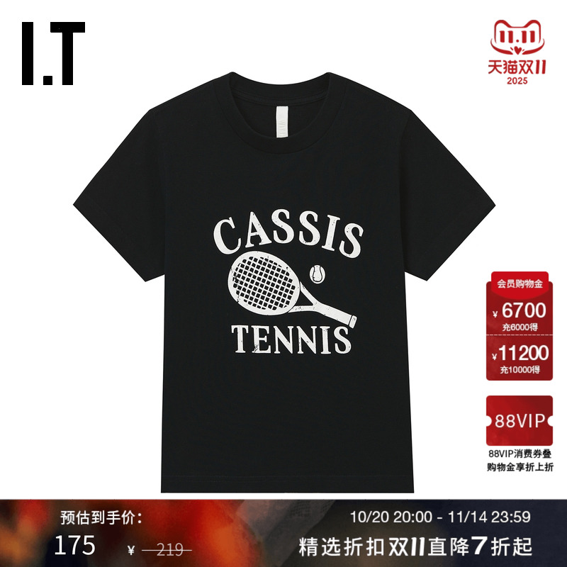 ITWITTHLOVE圆领短袖T恤