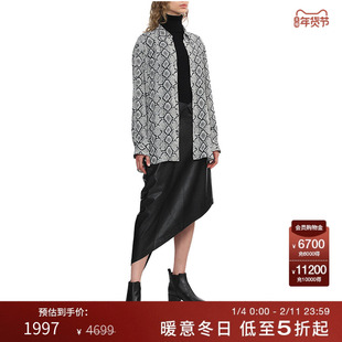 IT JUNYA WATANABE WOMEN女装长袖衬衫新款摩登气质满幅图案上衣