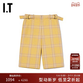 3.1 复古百慕大短裤 Phillip 格纹西裤 时尚 Lim女装 短裤 225L0XI