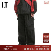 JUUN.J男装 新款 运动裤 工装 裤 潮流街头风宽松直筒裤 721P23MP