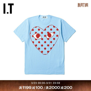 COMME PLAY des GARCONS川久保玲秋男装 T恤 圆领短袖 CDG