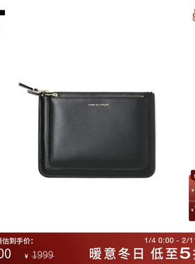 IT CDG COMME des GARÇONS Wallet女款拉链手拿包复古时髦钱包