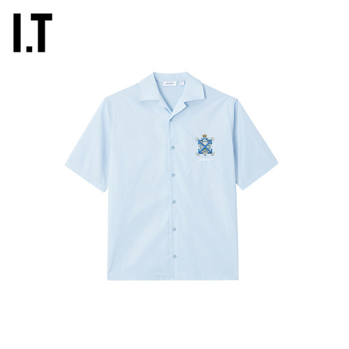 OFF-WHITE™时尚短袖衬衫