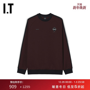 休闲运动风条纹边饰套头衫 圆领卫衣新款 BRISTOL男装 F.C.REAL