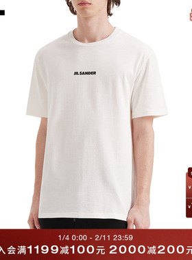 IT JIL SANDER男装宽松短袖T恤新款简约休闲款纯色半袖37J201MQ