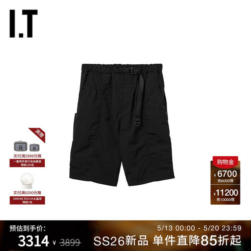 IT宽松工装裤短裤五分裤