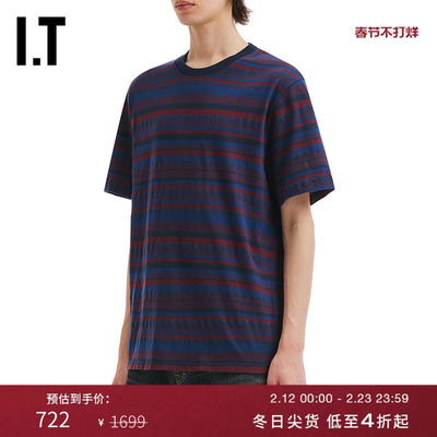 ITNOAH条纹短袖T恤潮流活力