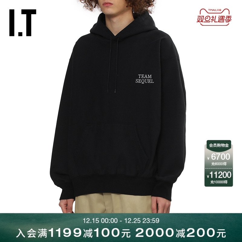 ITSEQUEL宽松连帽卫衣