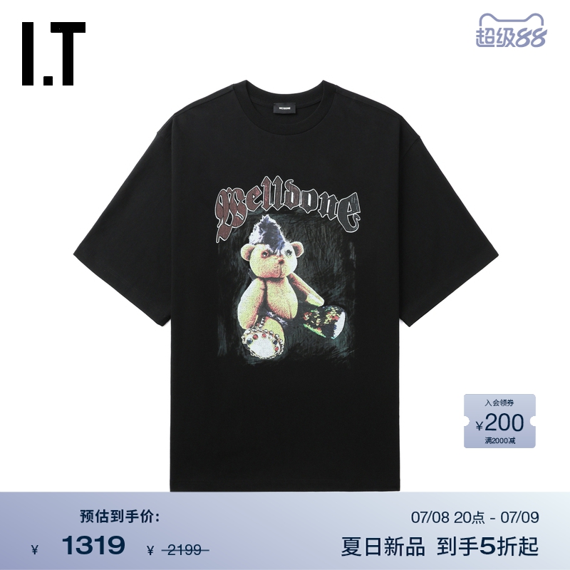 ITWe11Done廓形落肩T恤