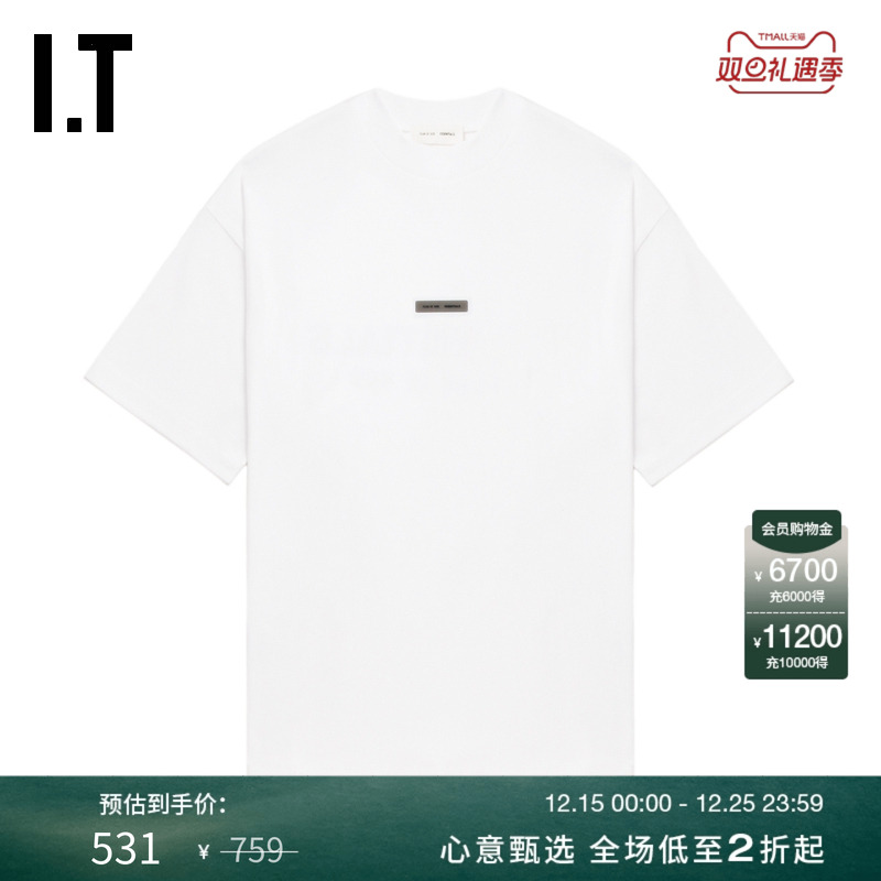 ITESSENTIALS宽松短袖T恤