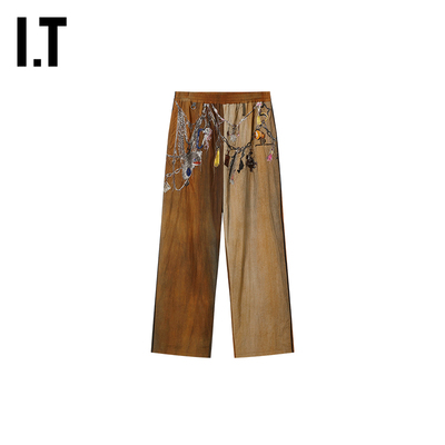 ITdoublet宽松休闲裤个性复古