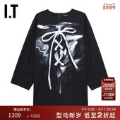 时髦个性 手绘印花184UBKXL 长袖 上衣新款 We11Done女装 中长款