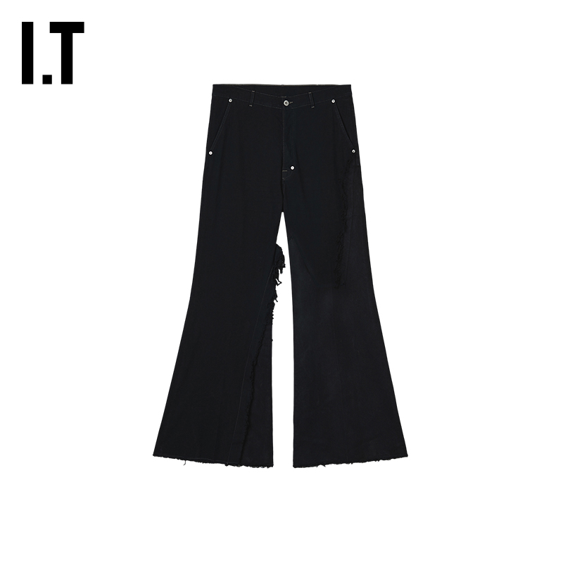 ITRickOwens喇叭裤潮酷型男