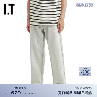 简约基础款 牛仔长裤 新款 6501XUO 宽松水洗仔裤 WITTH LOVE男装