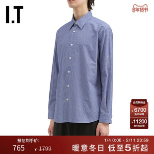 IT SOPH. SOPHNET.男装翻领长袖衬衫新款简洁通勤合身衬衣252056M