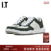 质感拼接系带休闲鞋 712GRN 厚底运动鞋 新款 Mihara Yasuhiro女款