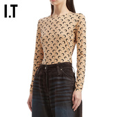 复古时髦打底衫 WTS006XP 圆领长袖 上衣新款 MARINE SERRE女装