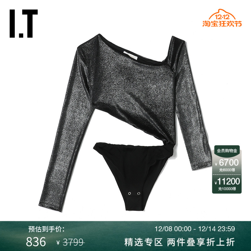 ITMTXMATERIEL连体露肩上衣