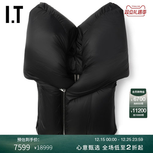 ITRickOwens廓形无袖羽绒服