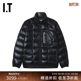 拉链羽绒外套新款 wander男装 潮酷有型绗缝羽绒服231009MP and