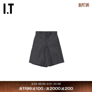 BLACK情侣款 COMME 五分裤 牛仔裤 阔腿裤 HOMME GARCONS des CDG