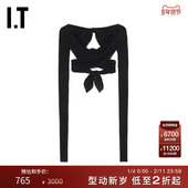 长袖 上衣镂空交叉系结 Lorenzo Serafini女装 Philosophy