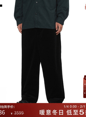 IT JUNYA WATANABE男装灯芯绒长裤新款复古质感阔腿裤WPP031MP