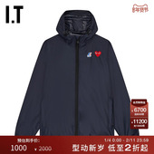 GARÇONS川久保玲情侣款 连帽夹克拉链外套 COMME des CDG PLAY