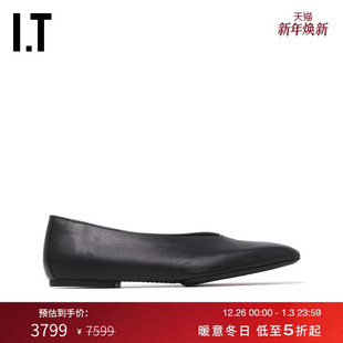 方头平底鞋 新款 简洁质感单鞋 芭蕾鞋 Owens女款 小皮鞋 4860 Rick