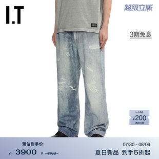 OUR 宽松牛仔长裤 LEGACY男装 4205TDMP 新款 复古街头风直筒裤