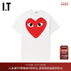 CDG GARCONS川久保玲情侣爱心logo装 PLAY COMME des 饰短袖 T恤