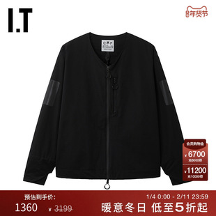 IT COMFY OUTDOOR GARMENT男装无领拉链夹克新款休闲户外风外套