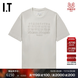 廓形短袖 Margiela男装 T恤新款 休闲随性中长款 圆领半袖 Maison