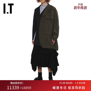 des GARCONS HOMME 解构感拼接宽松西装 COMME PLUS男装 CDG