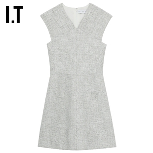 连衣裙新款 无袖 Schouler女装 简洁大方花呢短裙51348Y Proenza