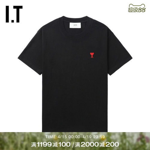 ITAMI圆领短袖T恤基础日常款