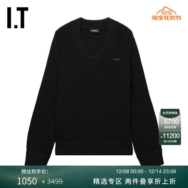 ITWe11Done宽松圆领针织衫