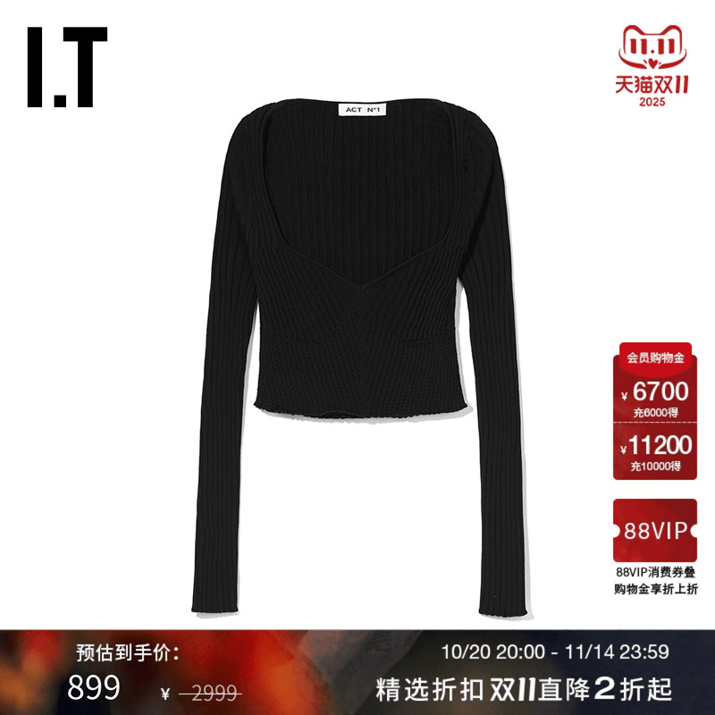 ITACTNO.1短款针织衫