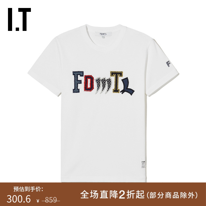 ITFDMTL合身短袖T恤休闲潮趣