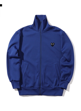 IT CDG PLAY COMME des GARÇONS川久保玲男拉链卫衣爱心图案装饰