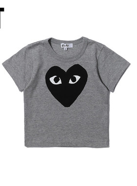 IT CDG PLAY COMME des GARÇONS川久保玲童装短袖T恤圆领爱心印